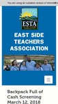 Mobile Screenshot of eastsideta.org